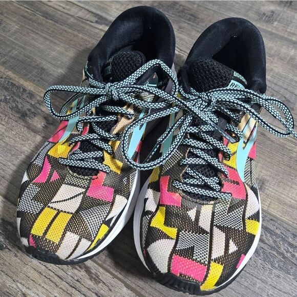 Brooks DNA Revel Running Sneakers Womens Multi-Color Geometric Print Shoes 7.5 - Picture 13 of 13